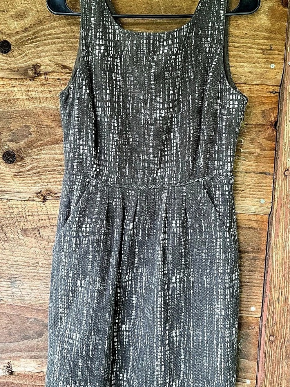 J.Crew Plaid Cotton Midi Dress Size 8